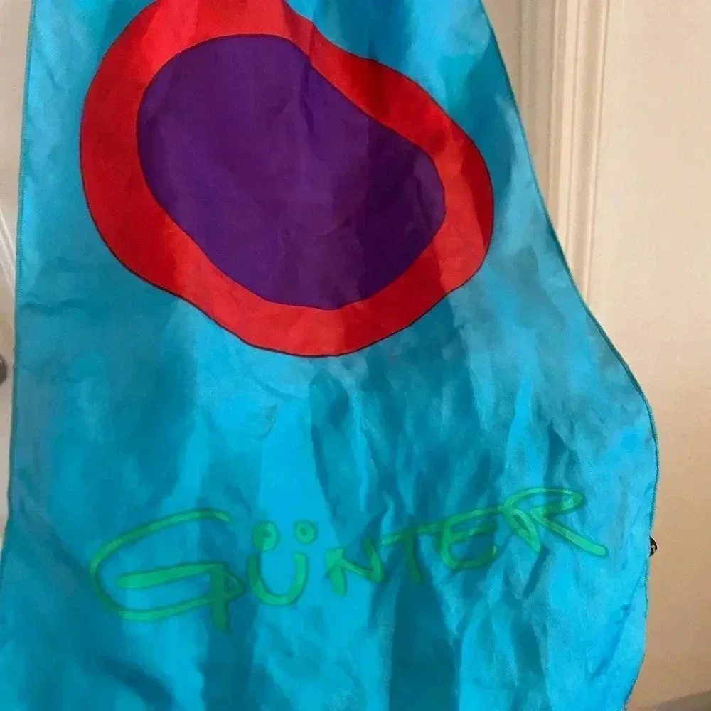 Gunter Womens Silk Long Vintage Scarf